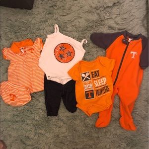 Lot of Tennessee TN VOLS Volunteers baby EUC